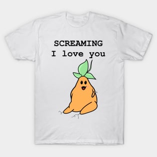 Screaming I Love You Mandrake Plant T-Shirt